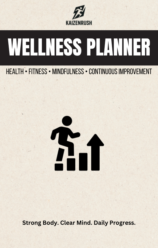 KaizenRush Wellness Planner