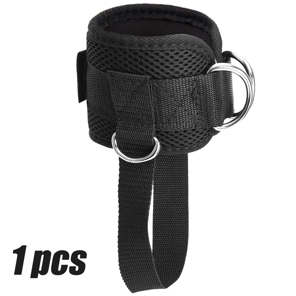 Black dog muzzle with straps on a white background