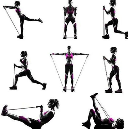 KaizenRush Resistance Bands Set - Ideal for Home Workouts