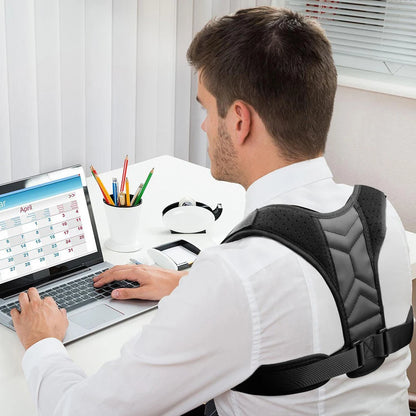 KaizenRush Posture Corrector - Adjustable Back Support Brace